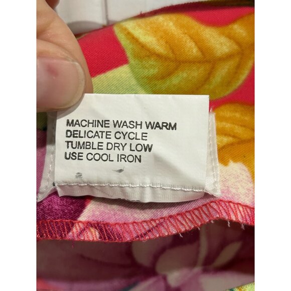 K Studio Womens Sleeveless Tropical Floral Print Dress Size 12 Two Piece - Picture 6 of 13